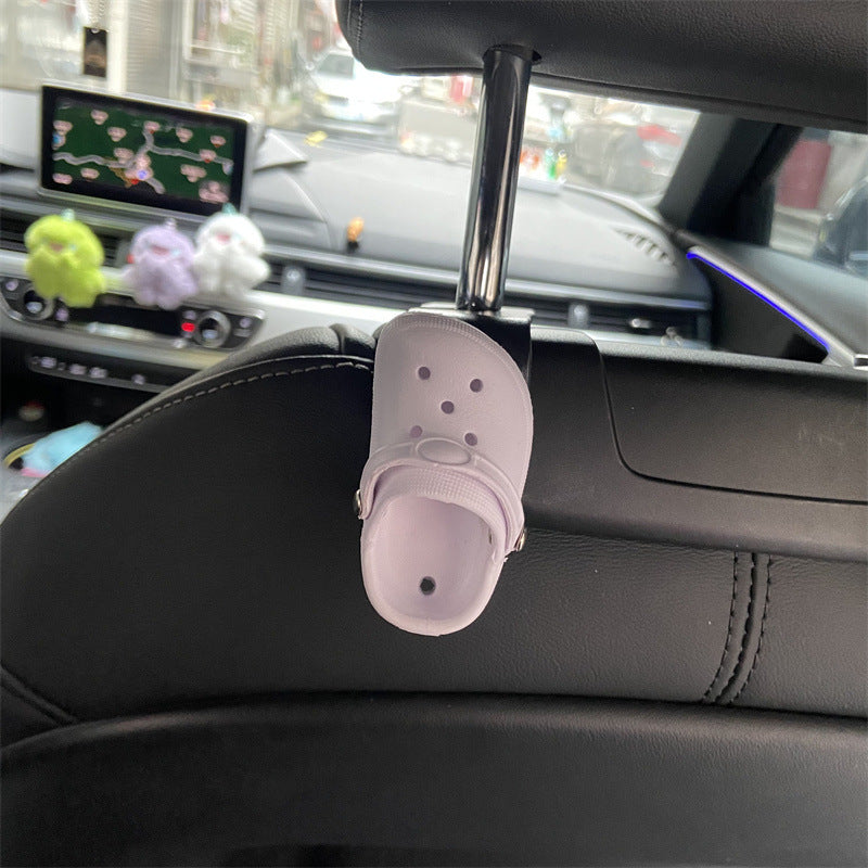 Auto de plástico al por mayor con zapatos de agujero de gancho pequeño